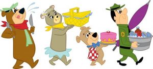 Yogi Bear and family